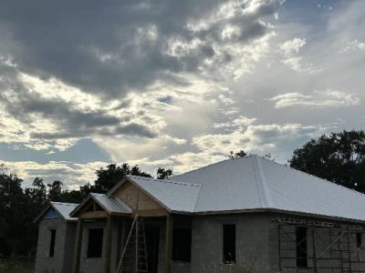 Newly Installed Metal Roof